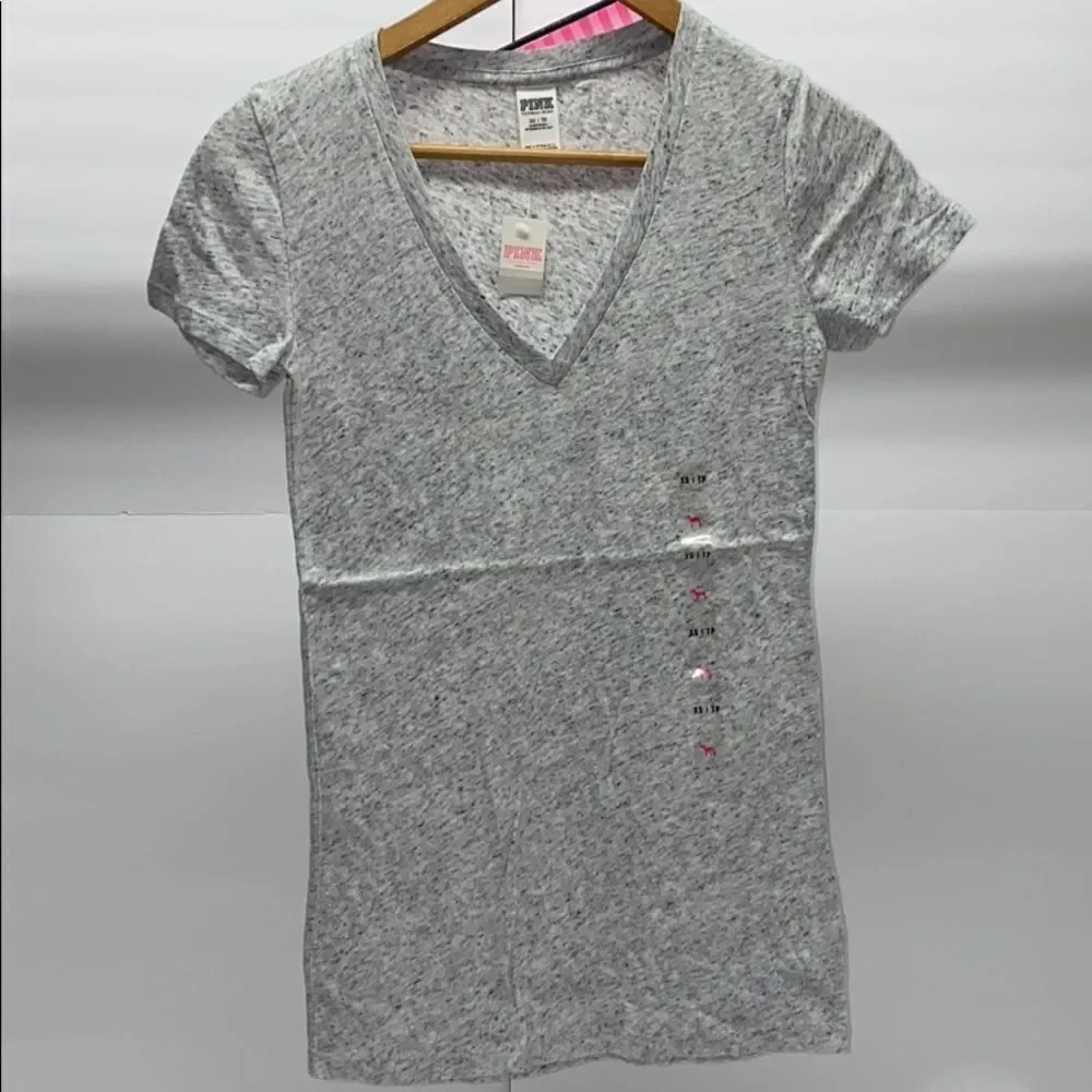 🔥Victoria secret Pink t-shirt sz XS New - Picture 5 of 8